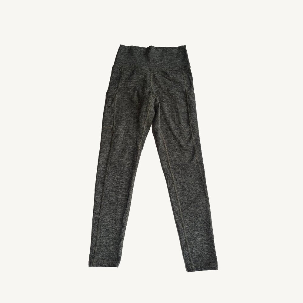 Aerie Offline Greenish Grey Heathered Leggings with Pockets Size Small